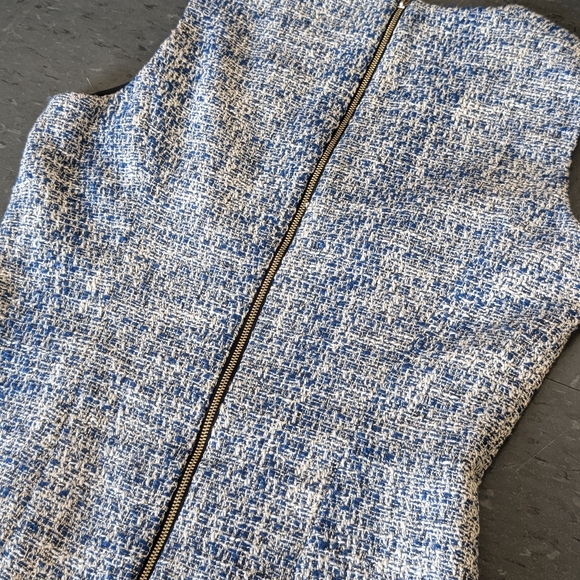 Luxury KARL LAGERFELD Paris Dress Luxe boucle tweed fabric Size 6 - Picture 5 of 9